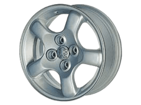 Foudre – jante aluminium 15" 6J, déport ET28